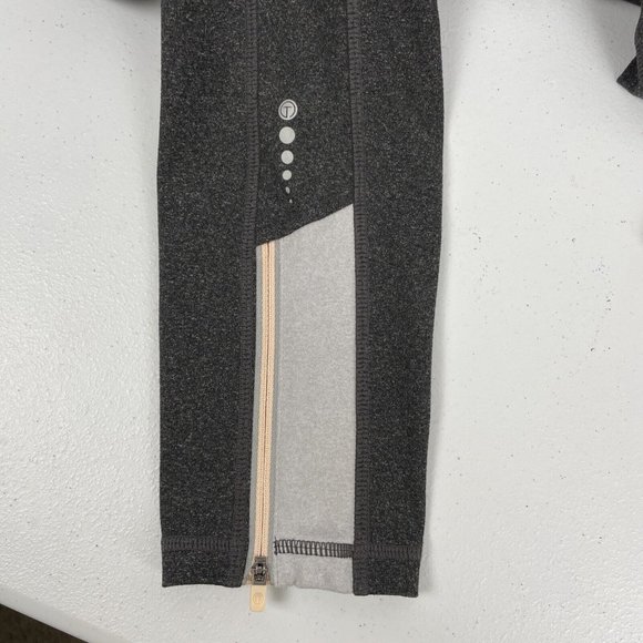 T by‎ Talbots Leggings Women's Size SP Leg Opening Zipper Athleisure Stretch - Picture 15 of 16